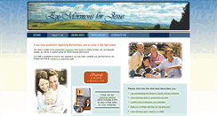 Desktop Screenshot of exmormonsforjesus.org