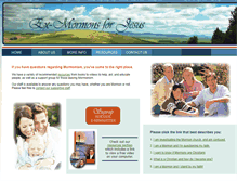 Tablet Screenshot of exmormonsforjesus.org